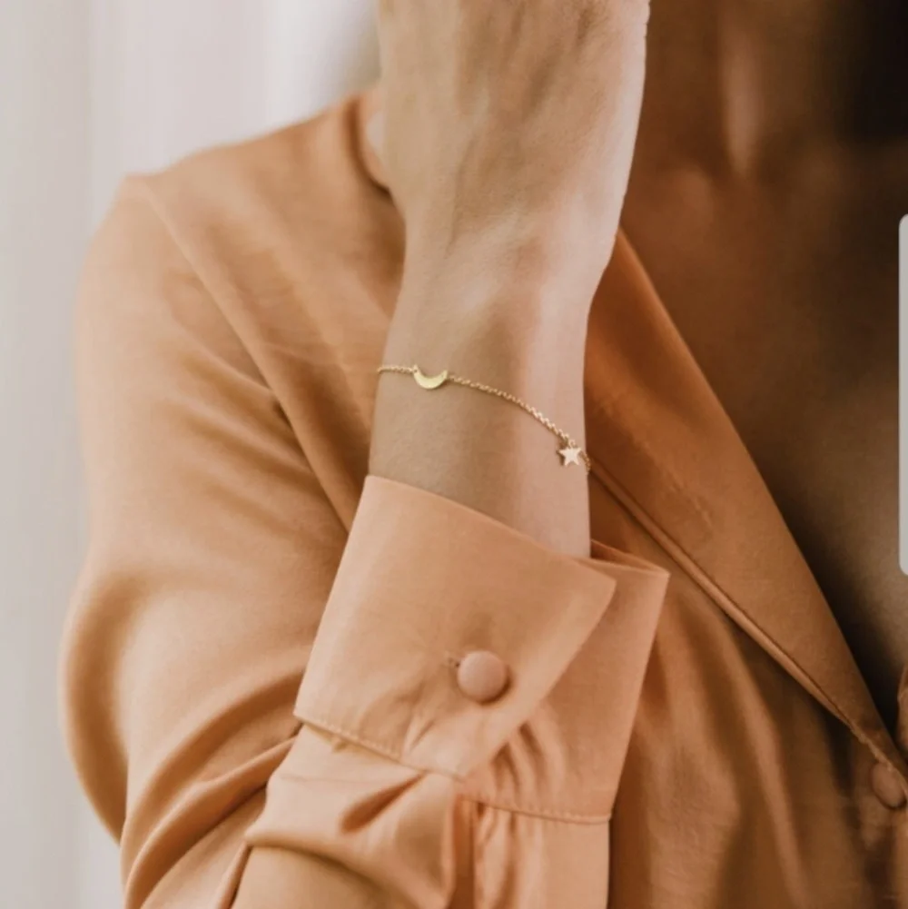 Marina De Buchi you are my moon & stars bracelet